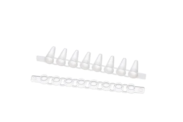 艾本德Eppendorf Fast PCR Tube Strips, 0.1 mL, 帶圓蓋, PCR 潔凈級, 120 個 (10 × 12 個)